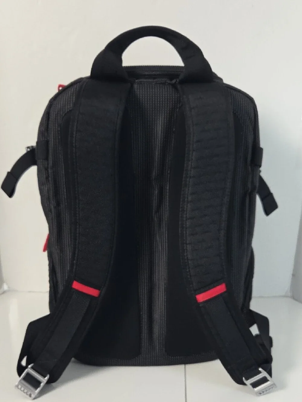 Chevrolet Corvette C7 Black Men's Everyday Backpack with Red Accents